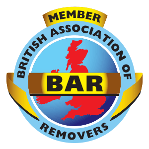 BAR logo clarks of Amersham removals